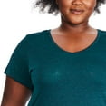 thumbnail image 4 of George Women's Plus V-Neckline Tee, 4 of 6