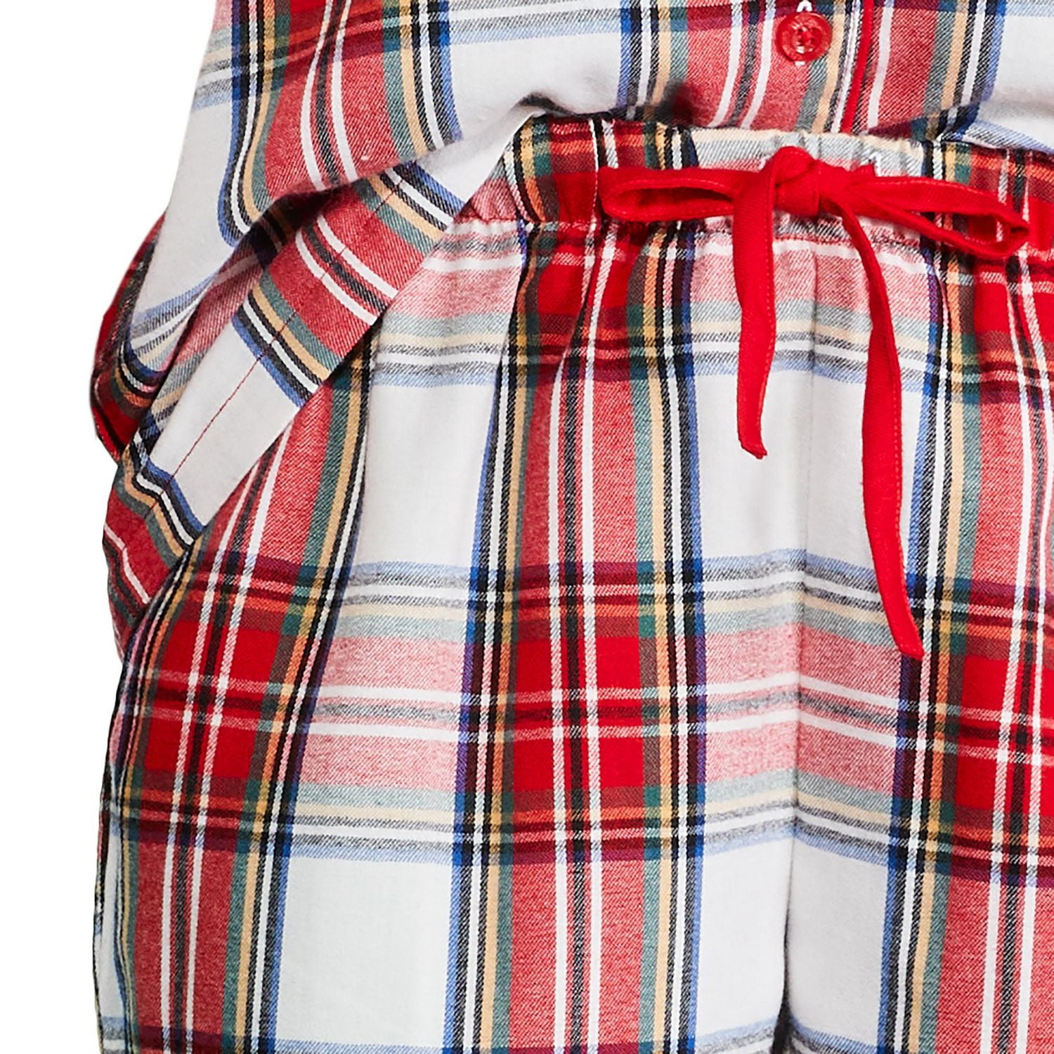 George Family Plaid Notch Collar Pajamas