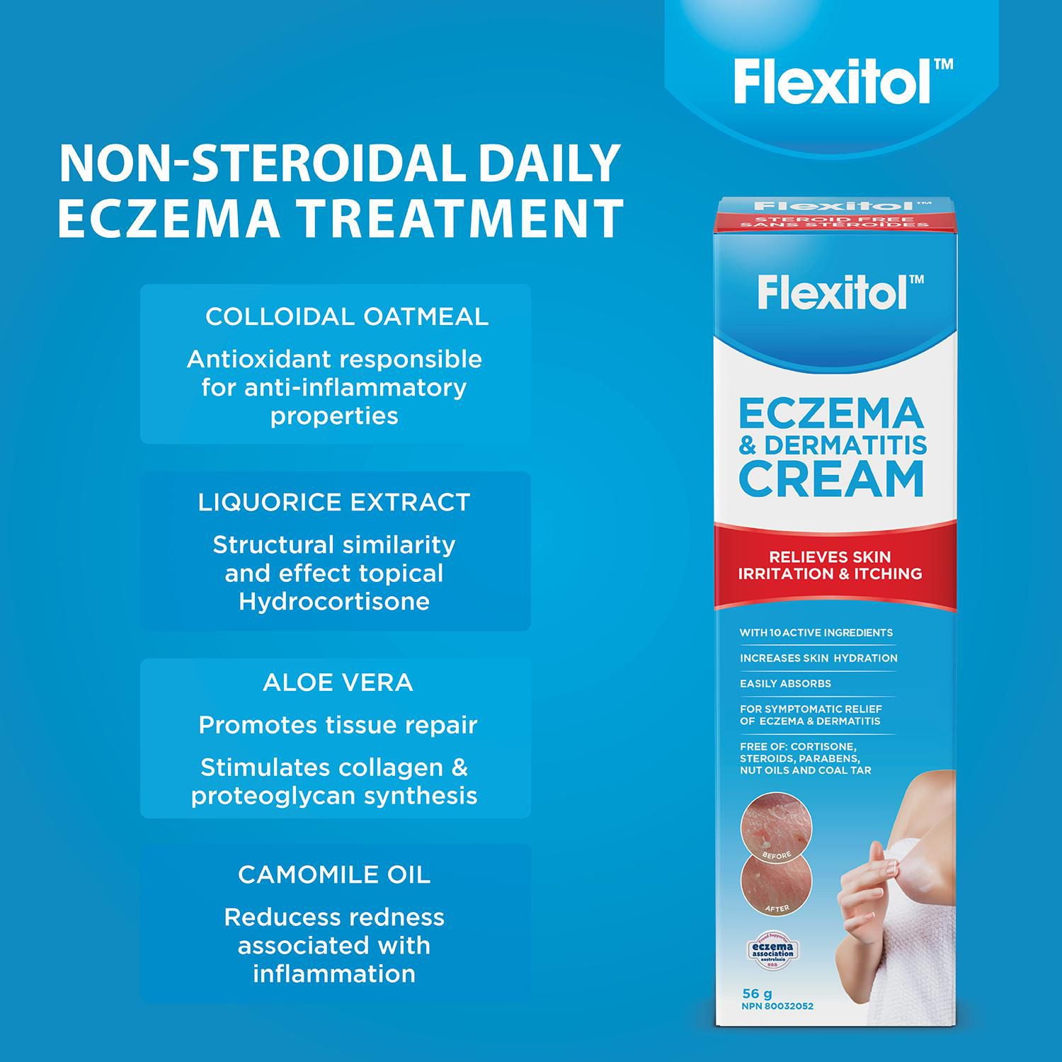 Flexitol Eczema & Dermatitis Cream, Over the Counter