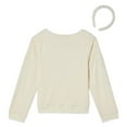 thumbnail image 2 of George Girls' Velour Top and Headband 2-Piece Set, 2 of 2