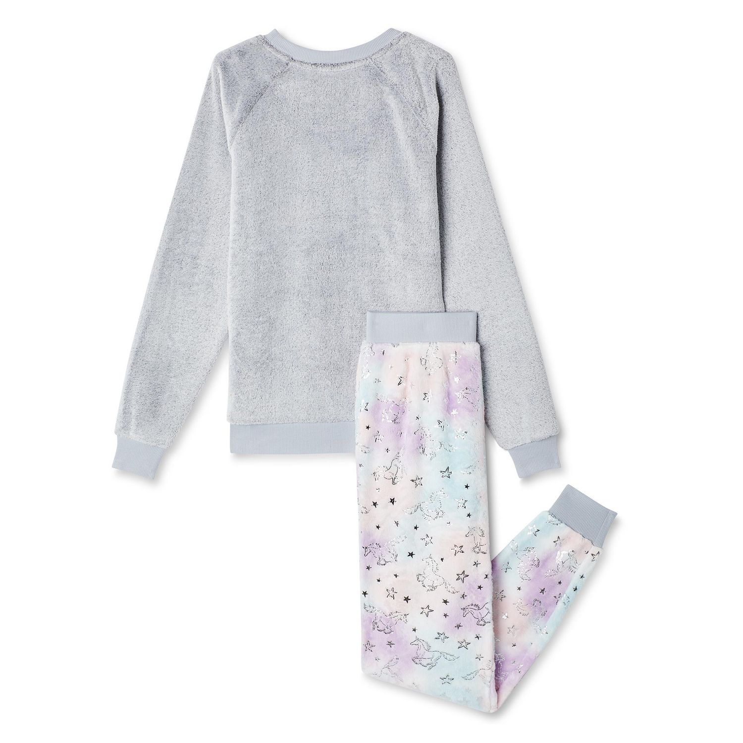 George Girls' Plush Pajamas 2-Piece Set - Walmart.ca