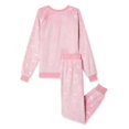 thumbnail image 2 of George Girls' Plush Pajamas 2-Piece Set, 2 of 2