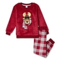 thumbnail image 1 of George Toddler Boys' Plush Pajamas 2-Piece Set, 1 of 2