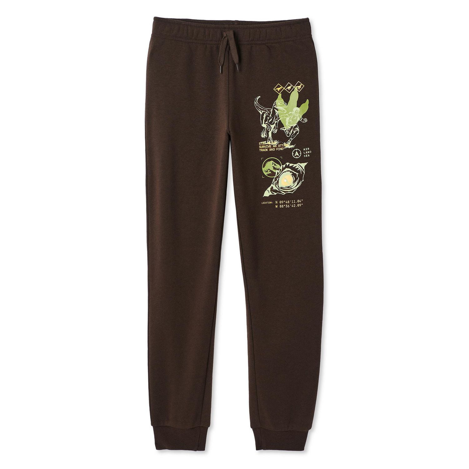 Jurassic Park Boys' Fleece Jogger, Sizes XS-XL