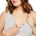 thumbnail image 4 of Paisley Sky Maternity Snap Henley Tank, 4 of 6