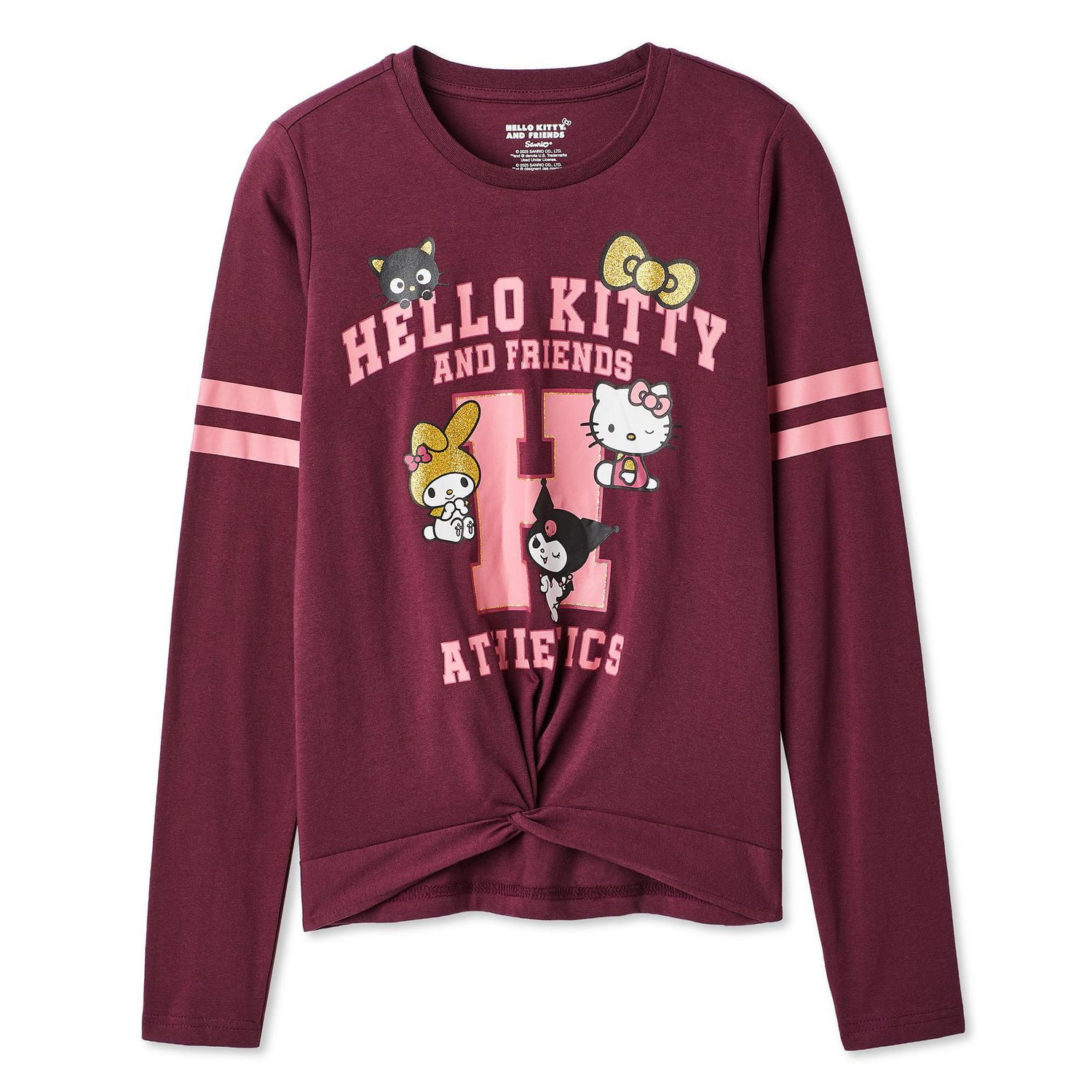 Hello Kitty and Friends Girls' Long-Sleeve Twist Front Top