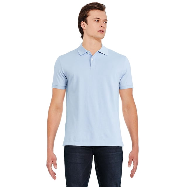 George Men's Short Sleeve Solid Pique Polo