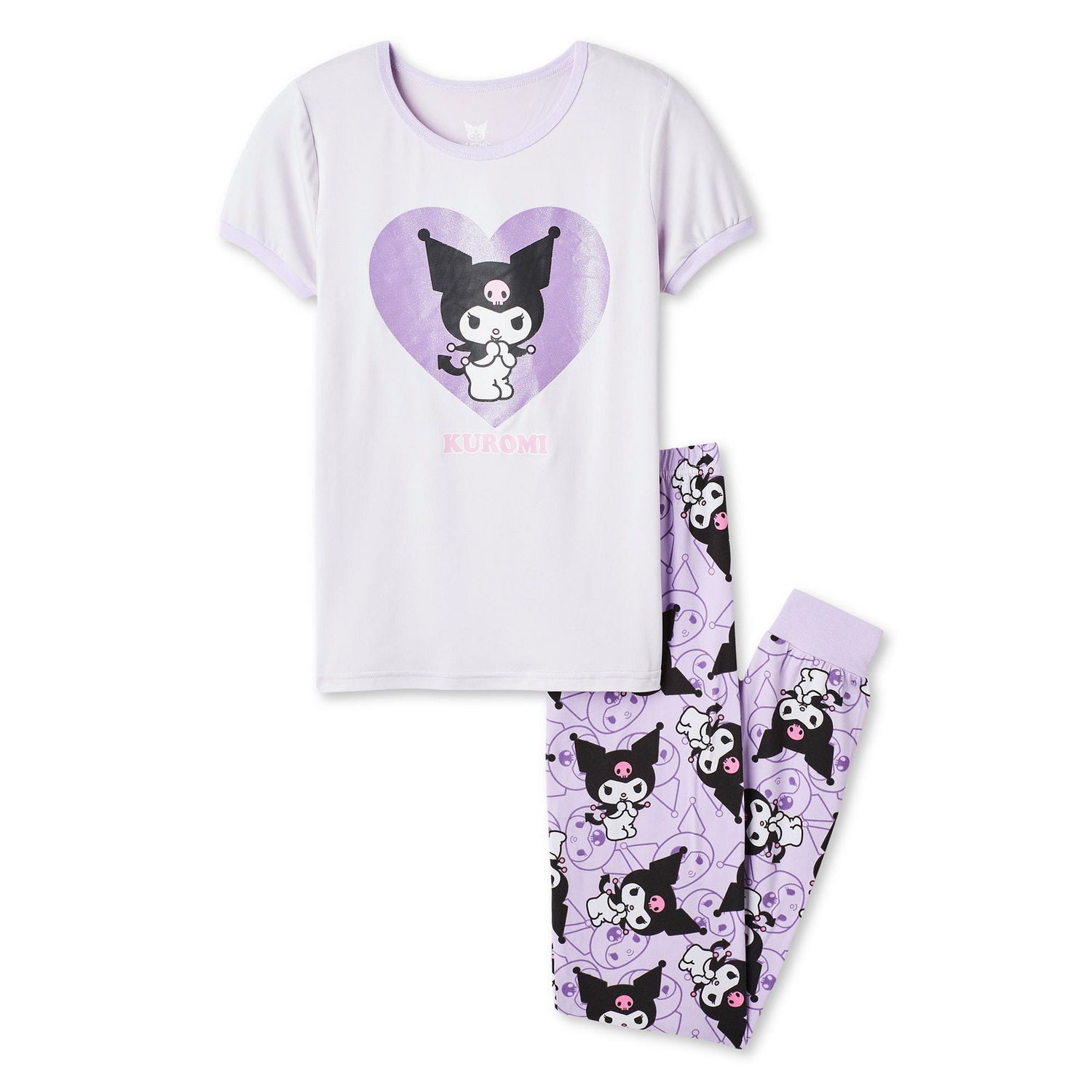 Kuromi Girls' Pajama 2-Piece Set