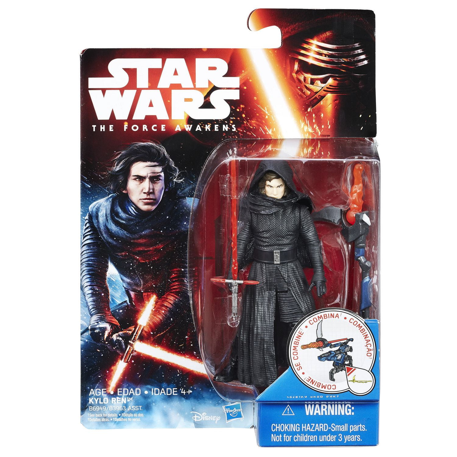 Star Wars The Black Series 3.75-inch Kylo Ren Action Figure | Walmart ...