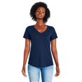 thumbnail image 1 of George Women's Core Slub V-Neckline Tee, 1 of 6