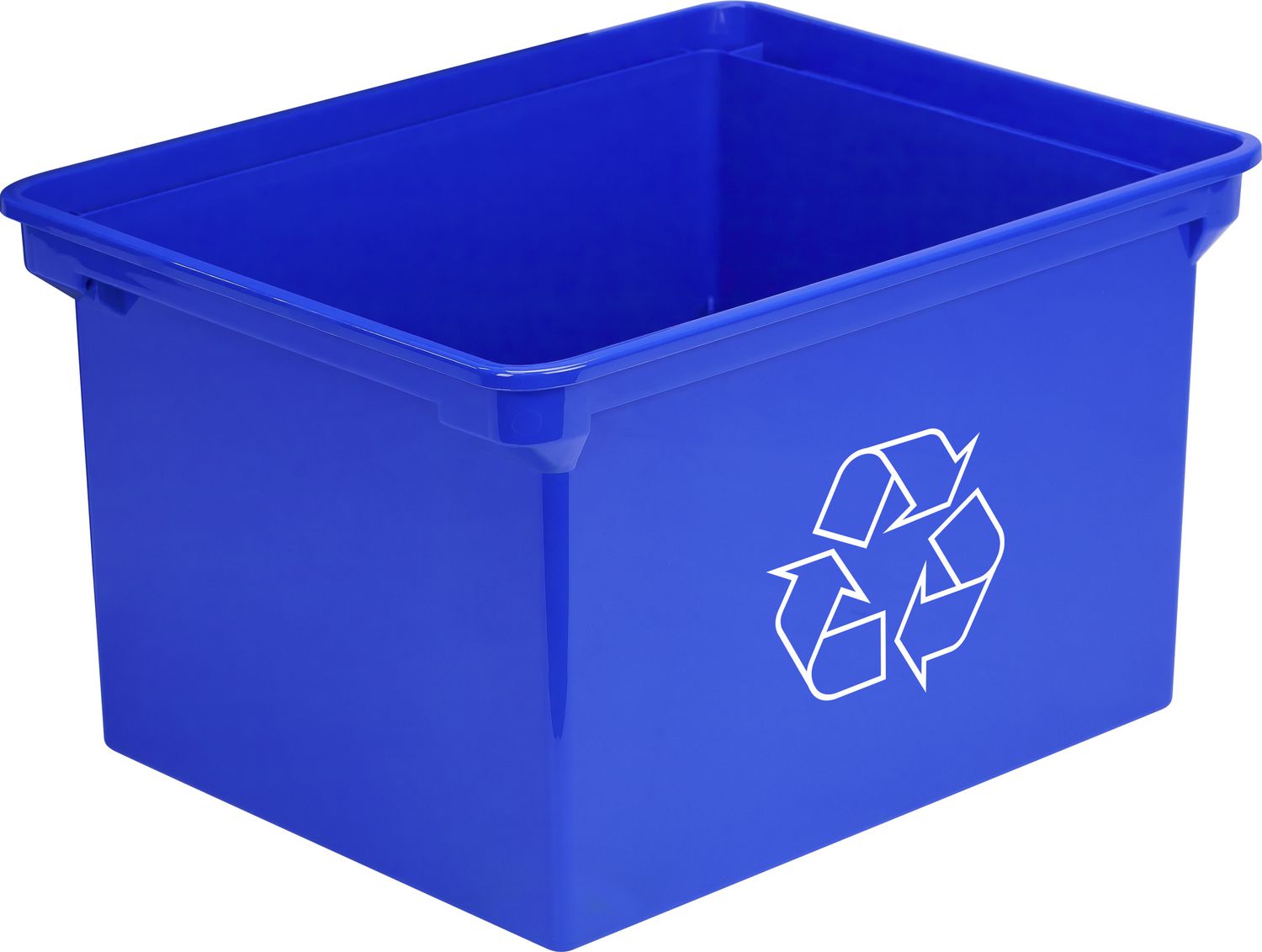 Storex Bac à Recyclage /9 gallons & 35 litres/ Bleu
