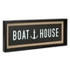 Canadiana art sentimental en relief "Boat House" – image 1 sur 4