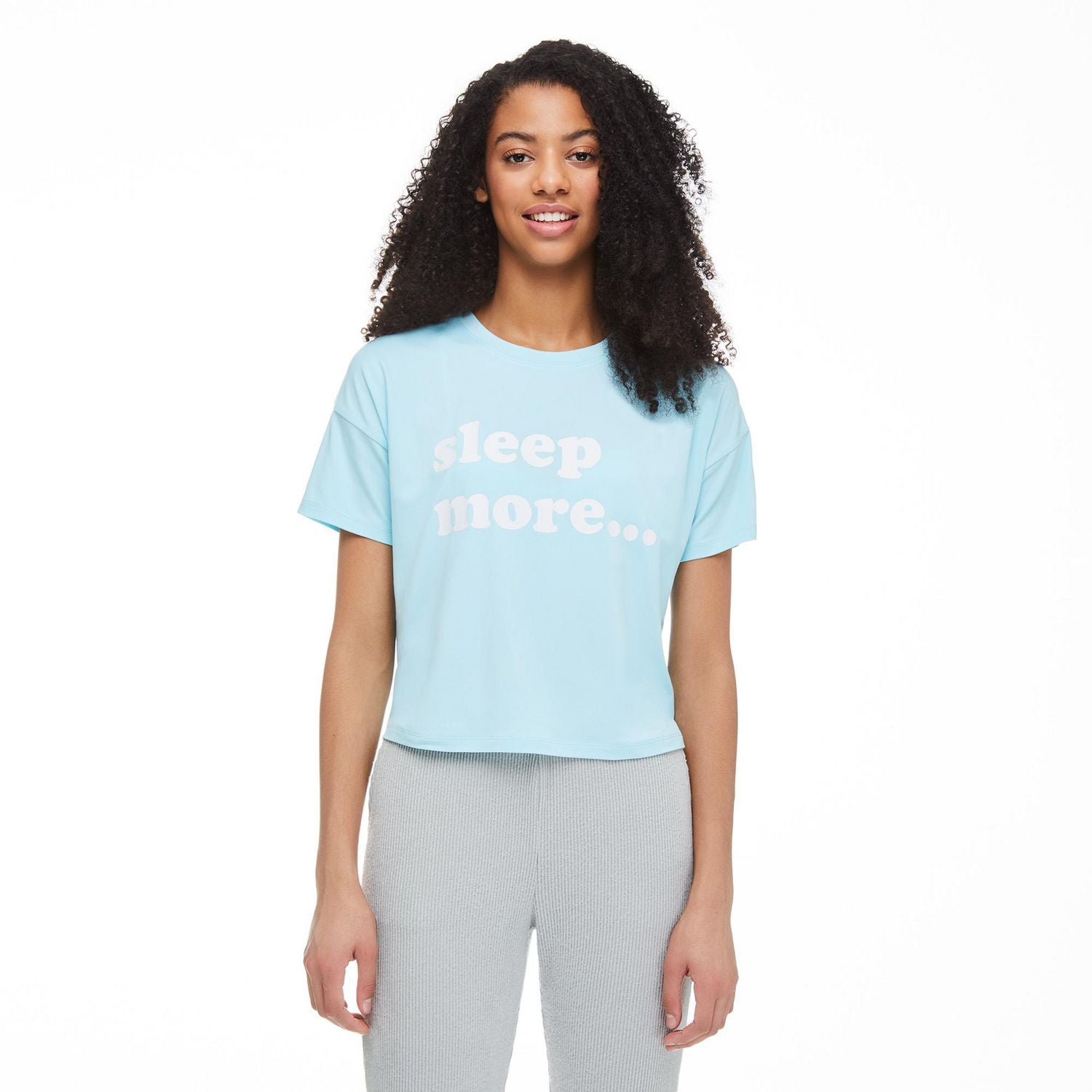 No Boundaries Women's Boxy Sleep Tee
