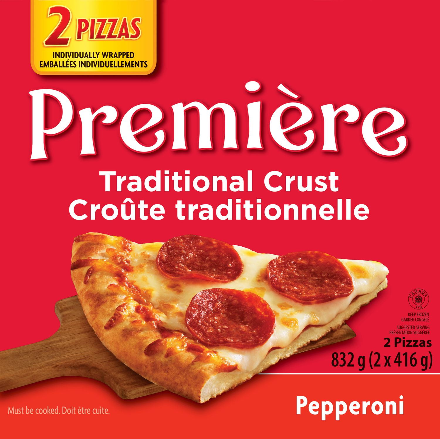 Première Traditional Crust Pepperoni Pizzas Walmart Canada