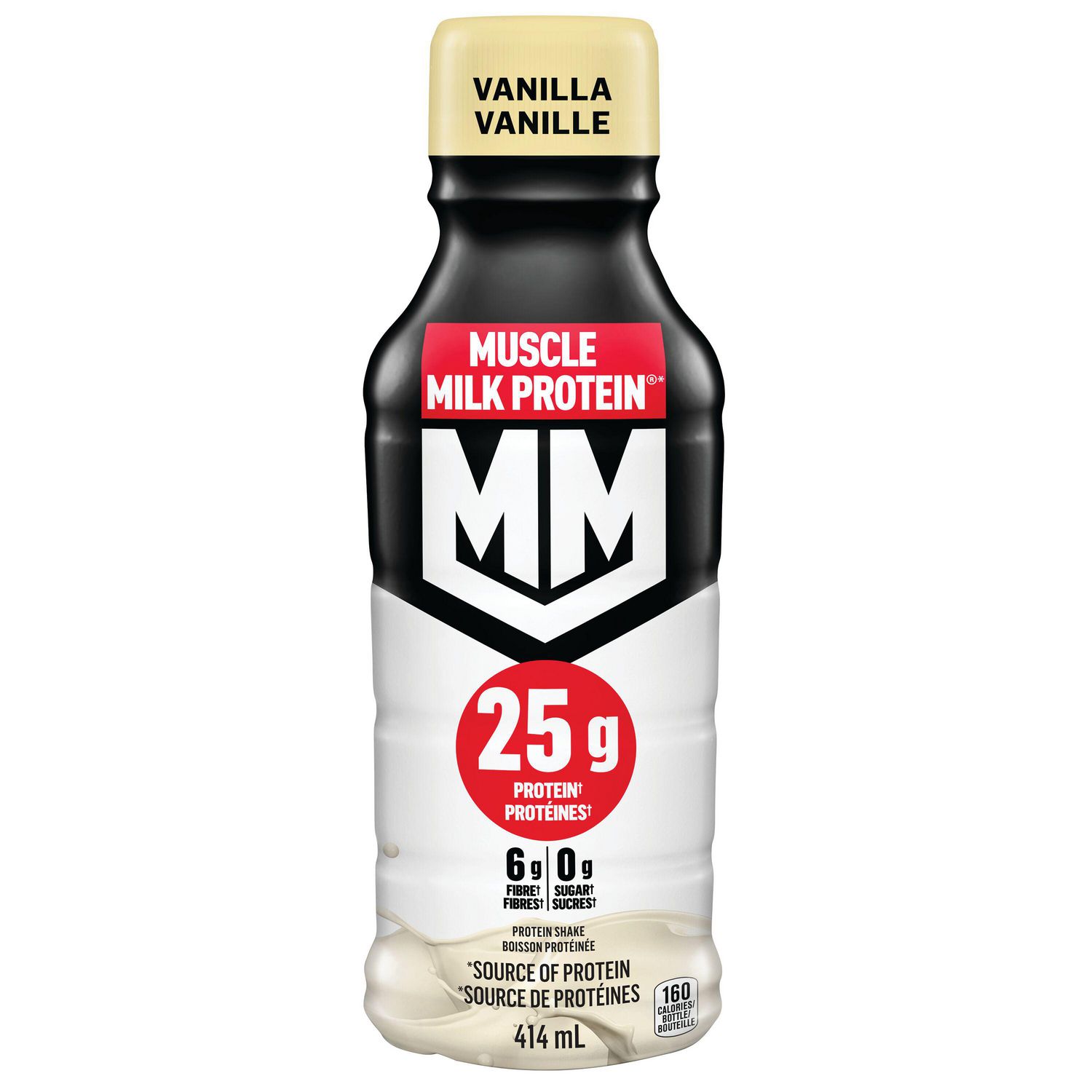 Muscle Milk Protein Vanilla Protein Shake 414 mL, Bottle