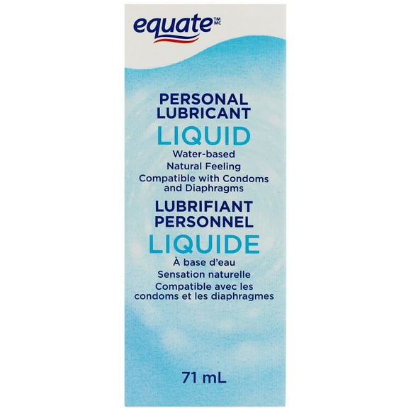 Equate Personal Lubricant Liquid, Water Based, 71 ml