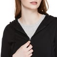 thumbnail image 4 of No Boundaries Women's Crop Zip Hoodie, 4 of 6