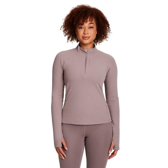 Reebok Women's Explorer 1/2 Zip Meet and Greet Long Sleeve