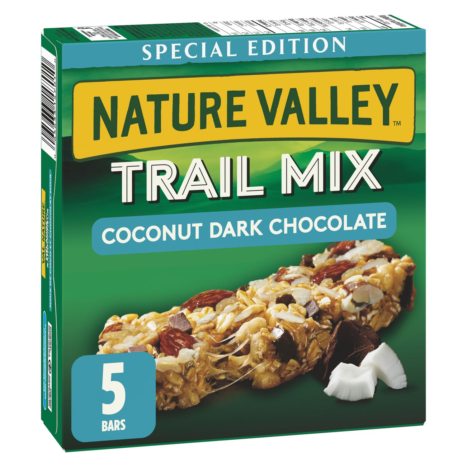 Nature Valley Trail Mix Coconut Dark Chocolate Chewy Granola Bars