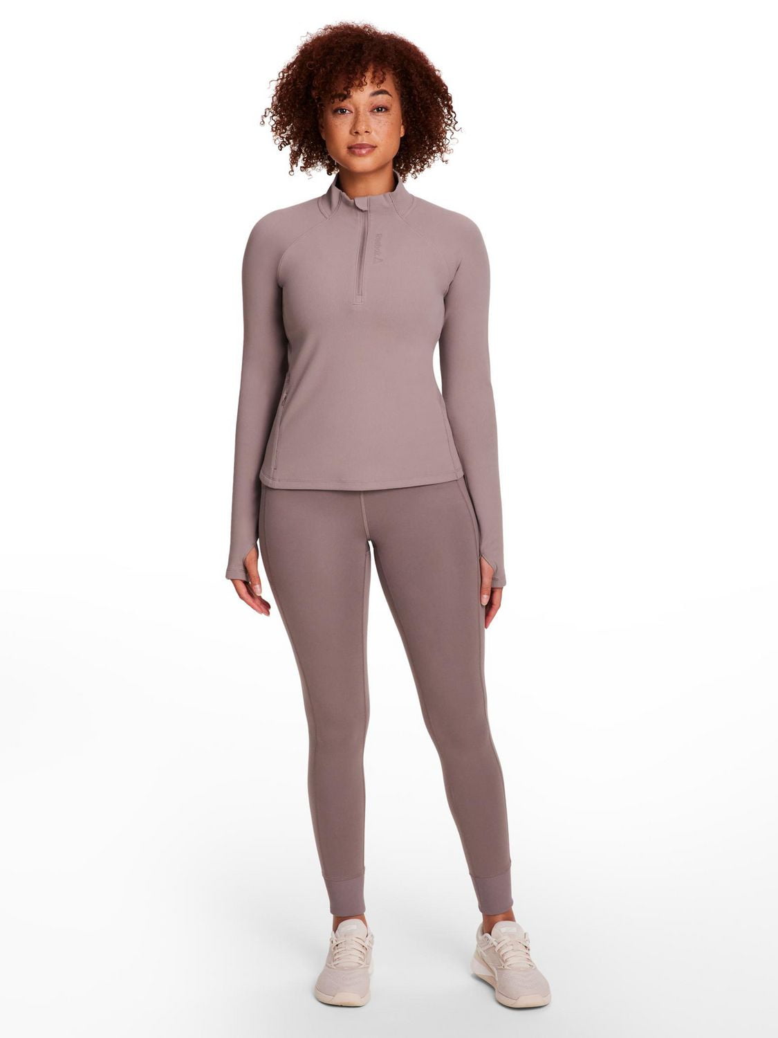 HAUT FEMME REEBOK EXPLORER MEET AND GREET – DEMI-ZIP, MANCHES LONGUES