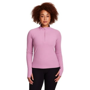 Reebok Women's Explorer 1/2 Zip Meet and Greet Long Sleeve