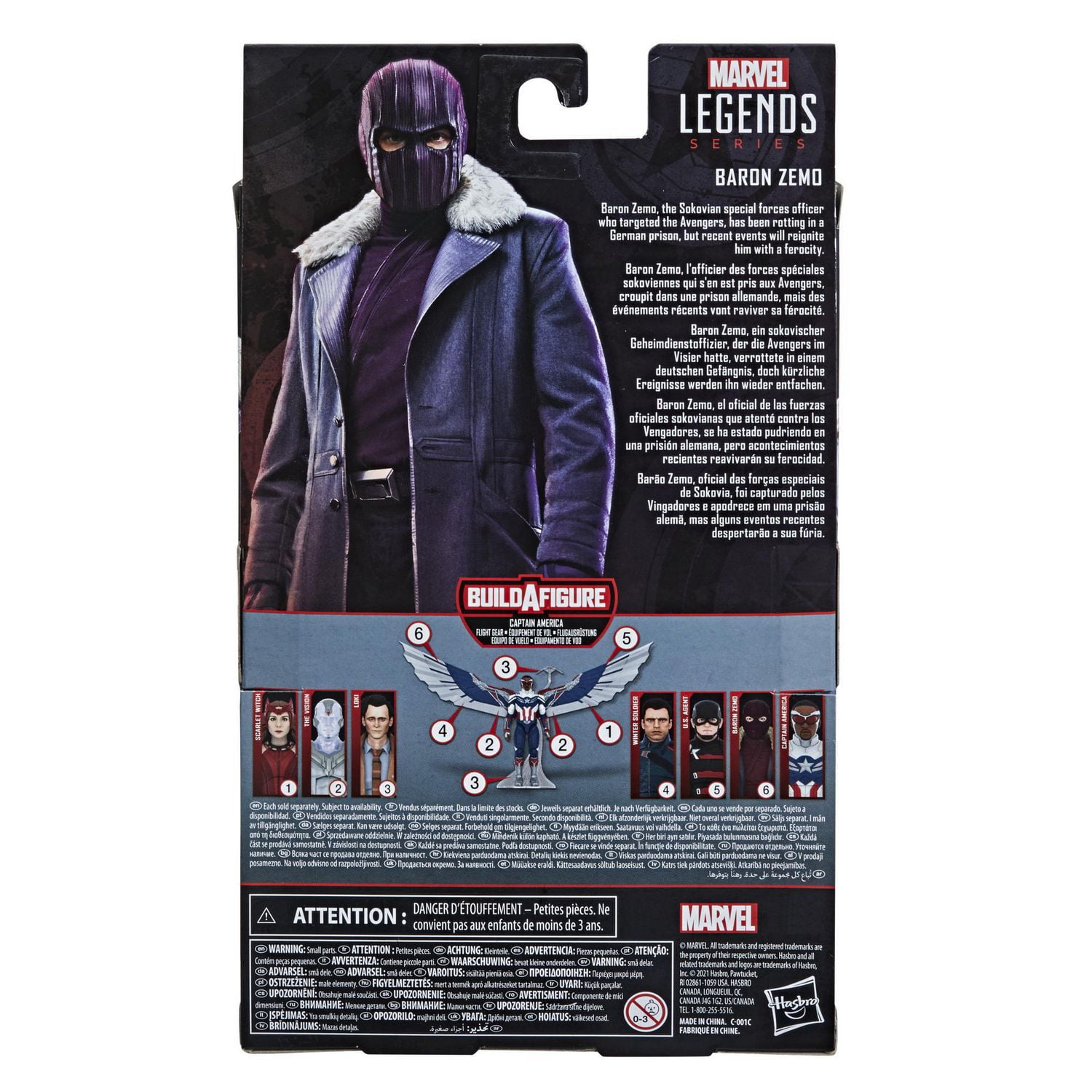 Marvel legends baron best sale zemo