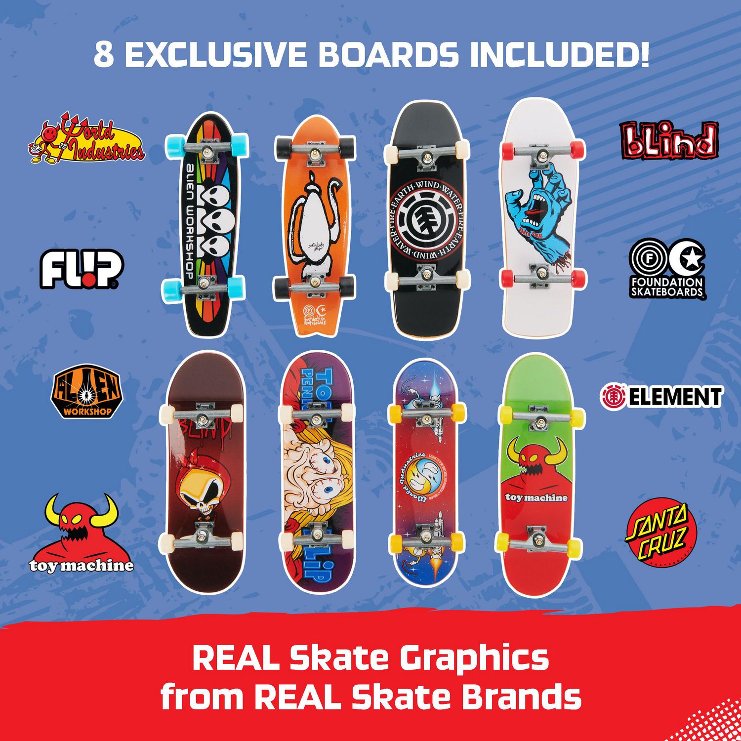 Foundation Adventure Today Tech Deck Collectible Skateboard Finger Skate  Board