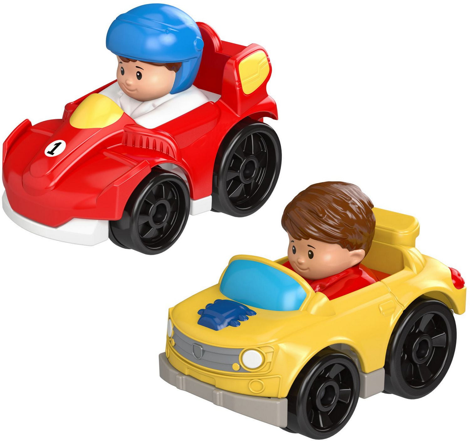 Little People Wheelies 2Pack, Race Car &amp; Muscle Car