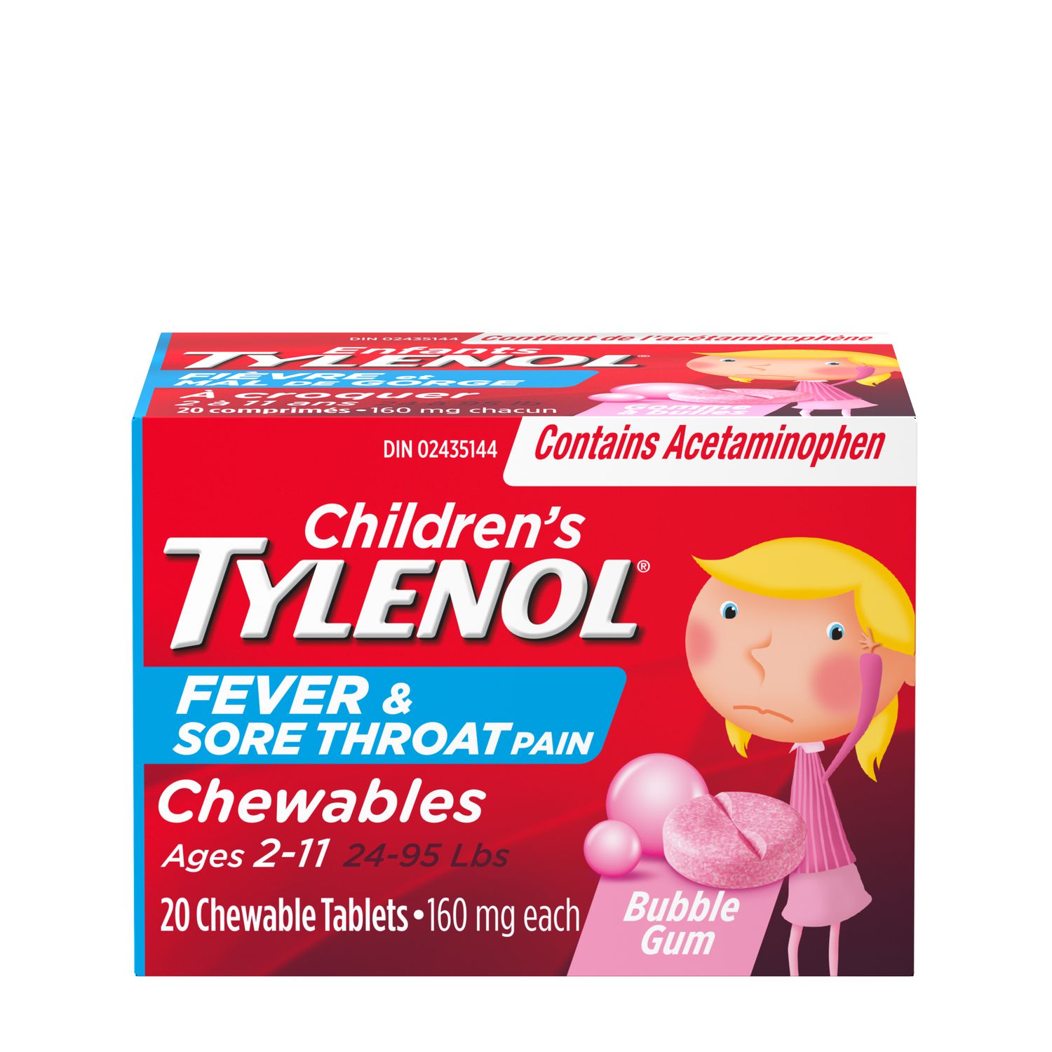 Tylenol® Tylenol Childrens Pain Relief Acetaminophen Chewables