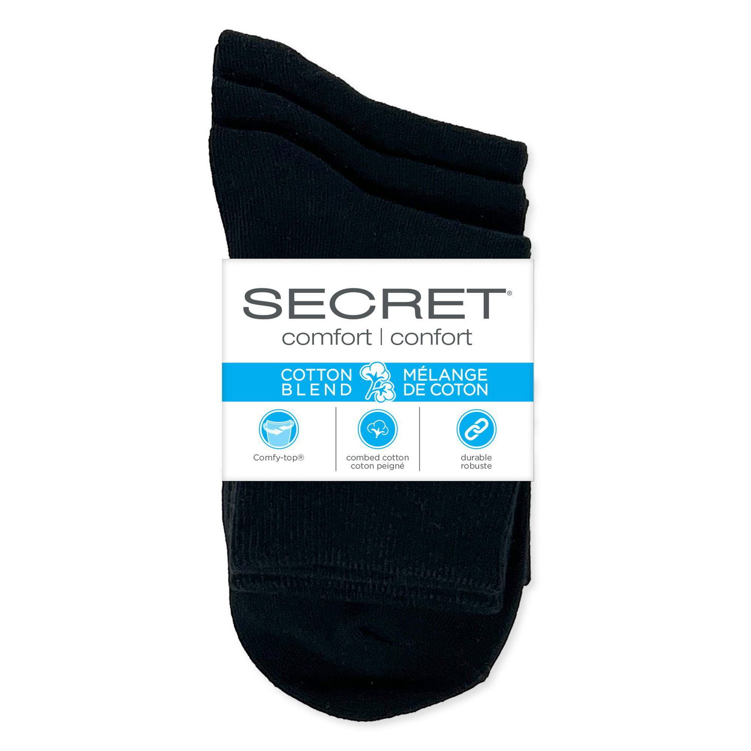 Chaussettes à revers Secret® 3pk