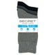 Mi-chaussette Secret® en coton 3pk Tailles 6 à 10 – image 2 sur 2