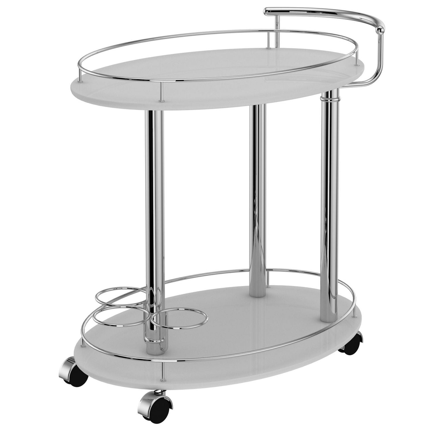 Contemporary 2 Tier Bar Cart Walmart Canada