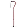 thumbnail image 1 of Hugo Adjustable Offset Handle Cane with Reflective Strap, Rose, 1 of 2