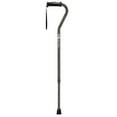thumbnail image 1 of Hugo Adjustable Offset Handle Cane with Reflective Strap, Carbon Swirls, 1 of 2