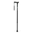 thumbnail image 1 of Hugo Adjustable Derby Handle Cane with Reflective Strap, Ebony, 1 of 2