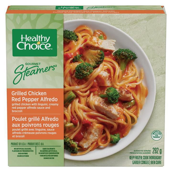 Healthy Choice Gourmet Steamers Healthy Choice Grilled Chicken Red Pepper Alfredo Walmart Canada