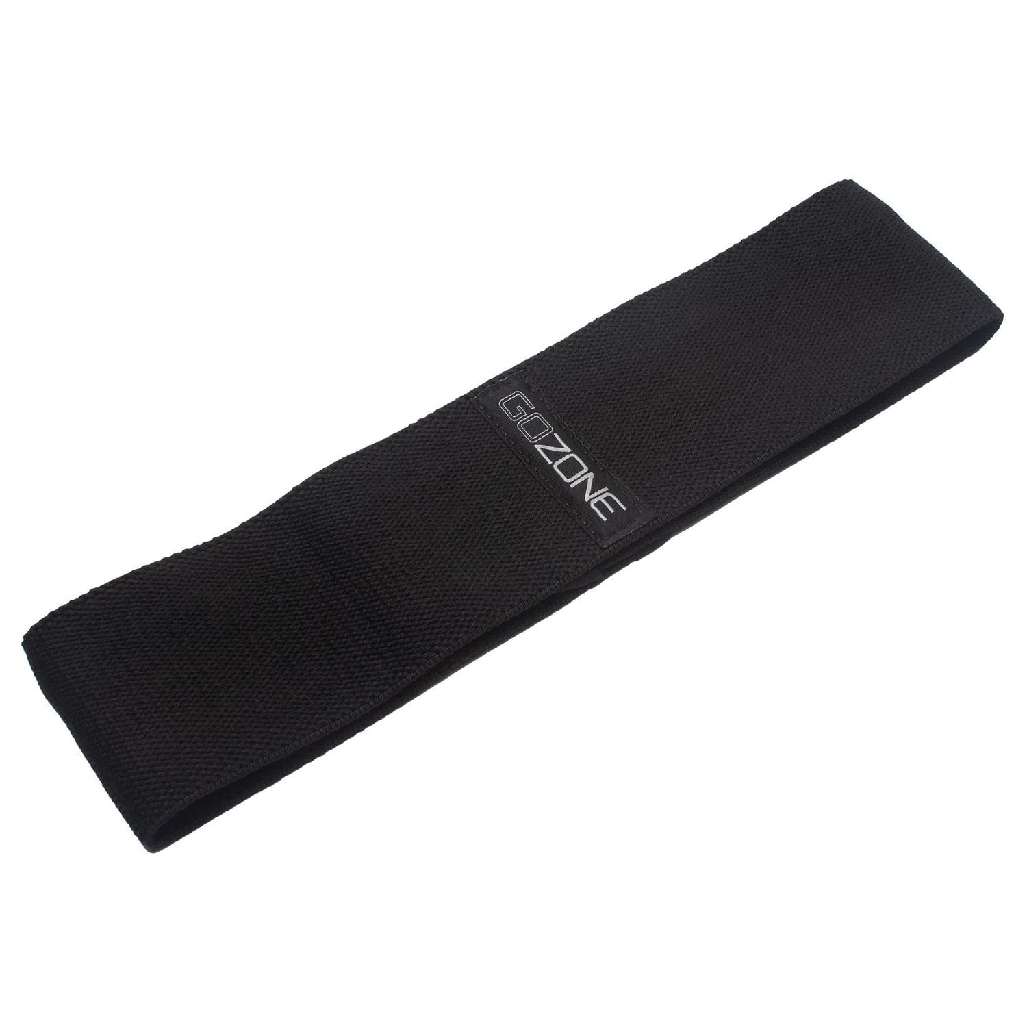 GoZone Solid Fabric Resistance Band – Black/Orange, Non-slip design 