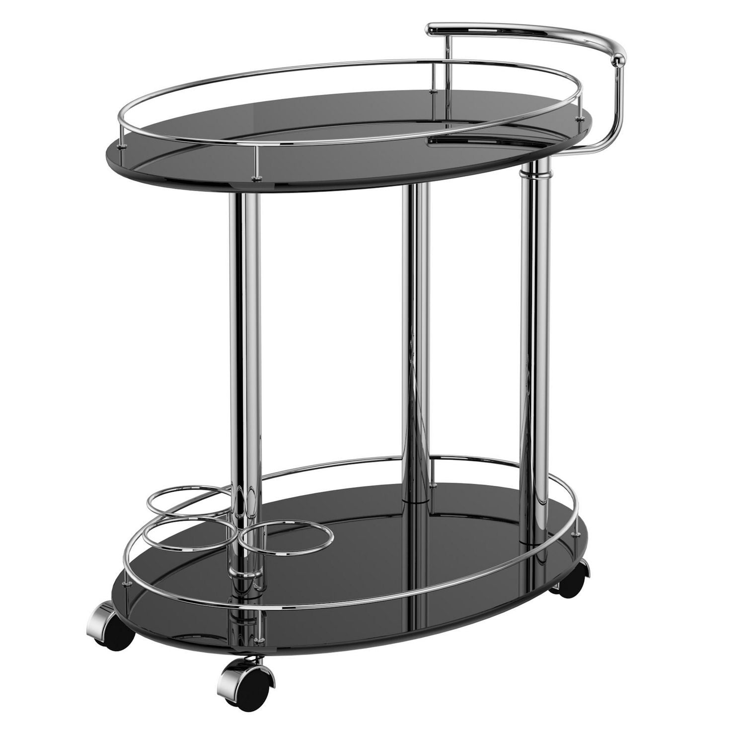 Contemporary 2 Tier Bar Cart Walmart Canada   6000201552254 