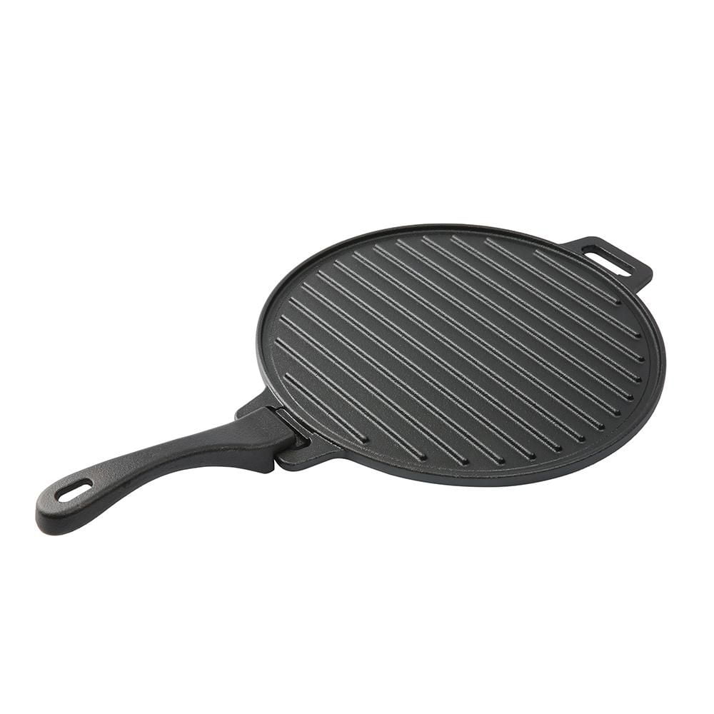 Ozark Trail 4-piece Cast Iron Skillet Set with Handles and Griddle