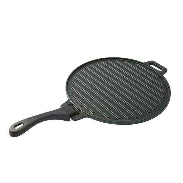 Ozark Trail 4-Piece Cast Iron Skillet Set with Handles and Griddle, Pre-Seasoned, 6 inch, 10.5 inch, 11 inch, Size: 6 inch,_10.5 inch,_11 inch