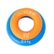 Paquet de 2 anneaux de renforcement des mains GoZone – Bleu/orange En silicone durable – image 2 sur 6