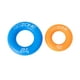 Paquet de 2 anneaux de renforcement des mains GoZone – Bleu/orange En silicone durable – image 3 sur 6