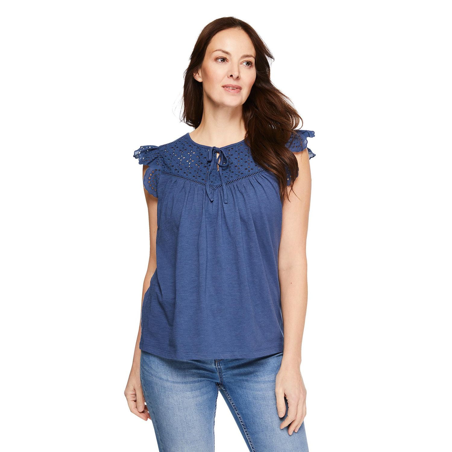 Iyla Women's Flutter Sleeve Top