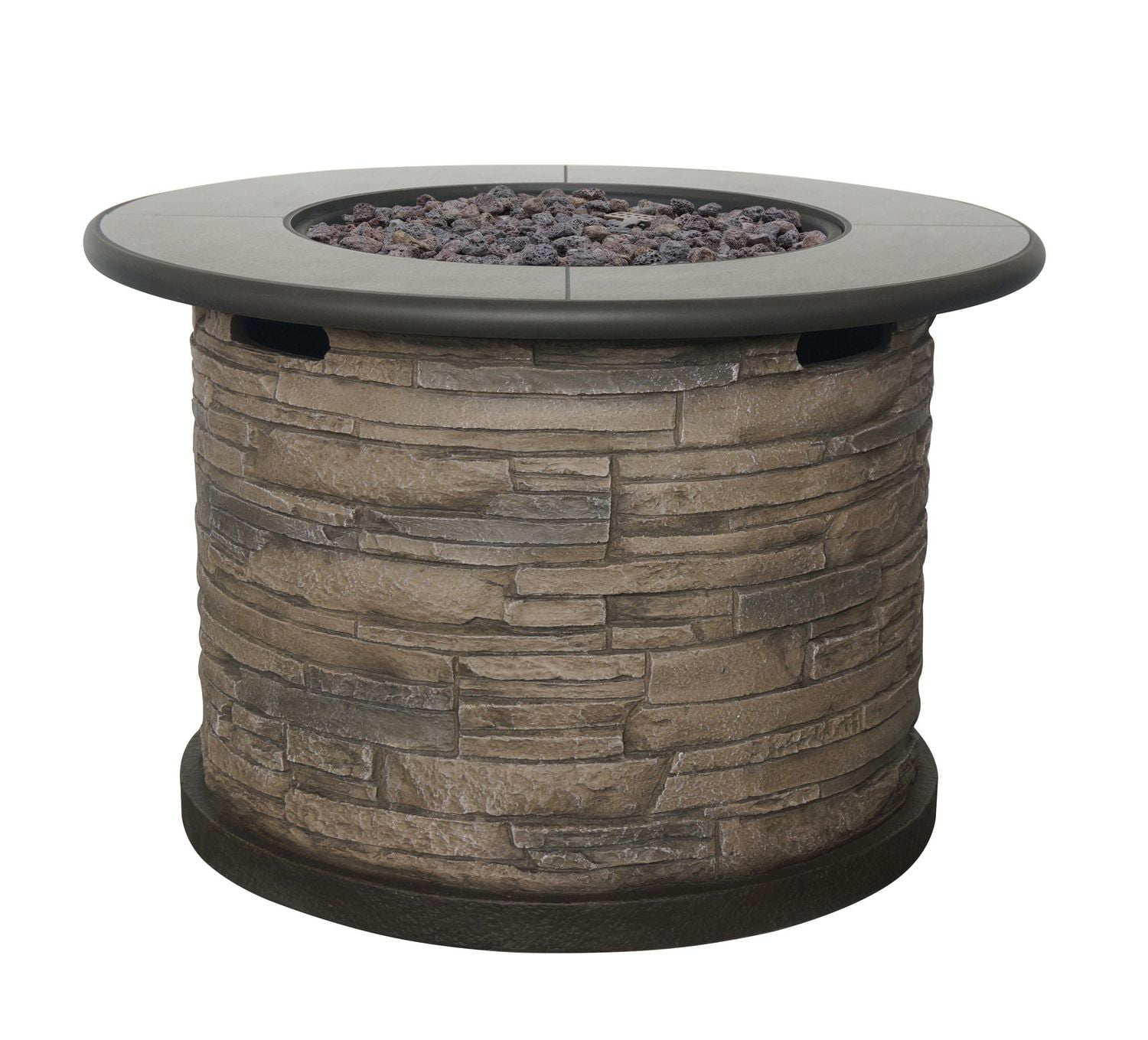 36 inch gas fire pit table