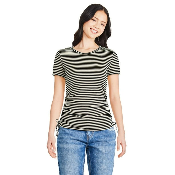 George Women's Side Ruched Tee - Walmart.ca