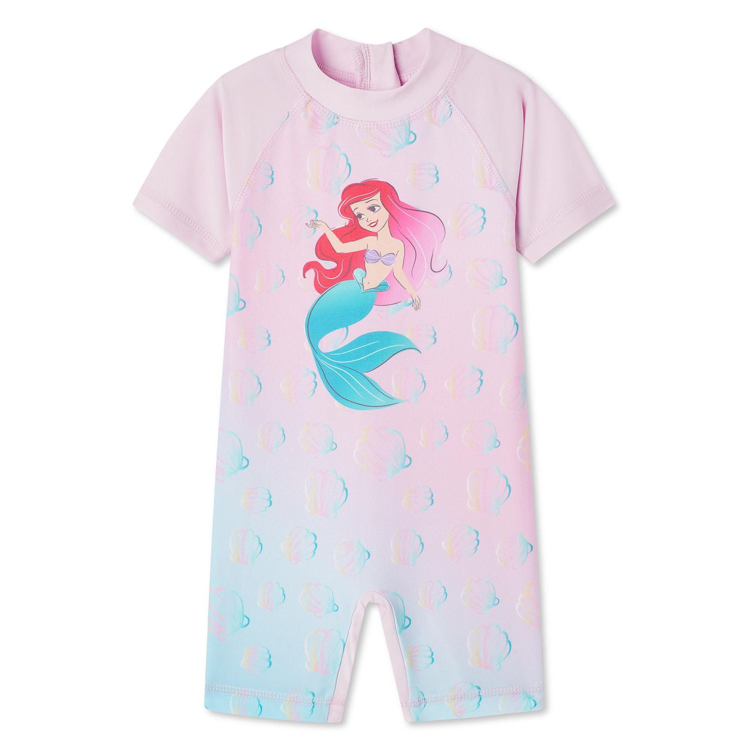 Maillot de bain 1 pièce anti-UV La petite sirène pour bébés filles