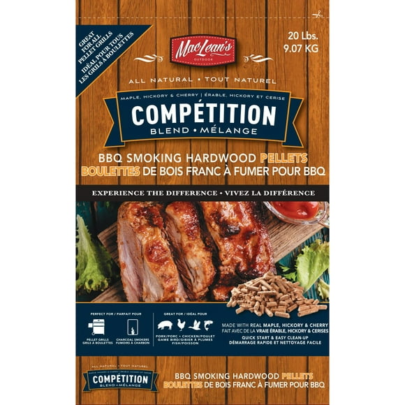 Maclean's 20lb Competition Blend BBQ Smoking Pellets