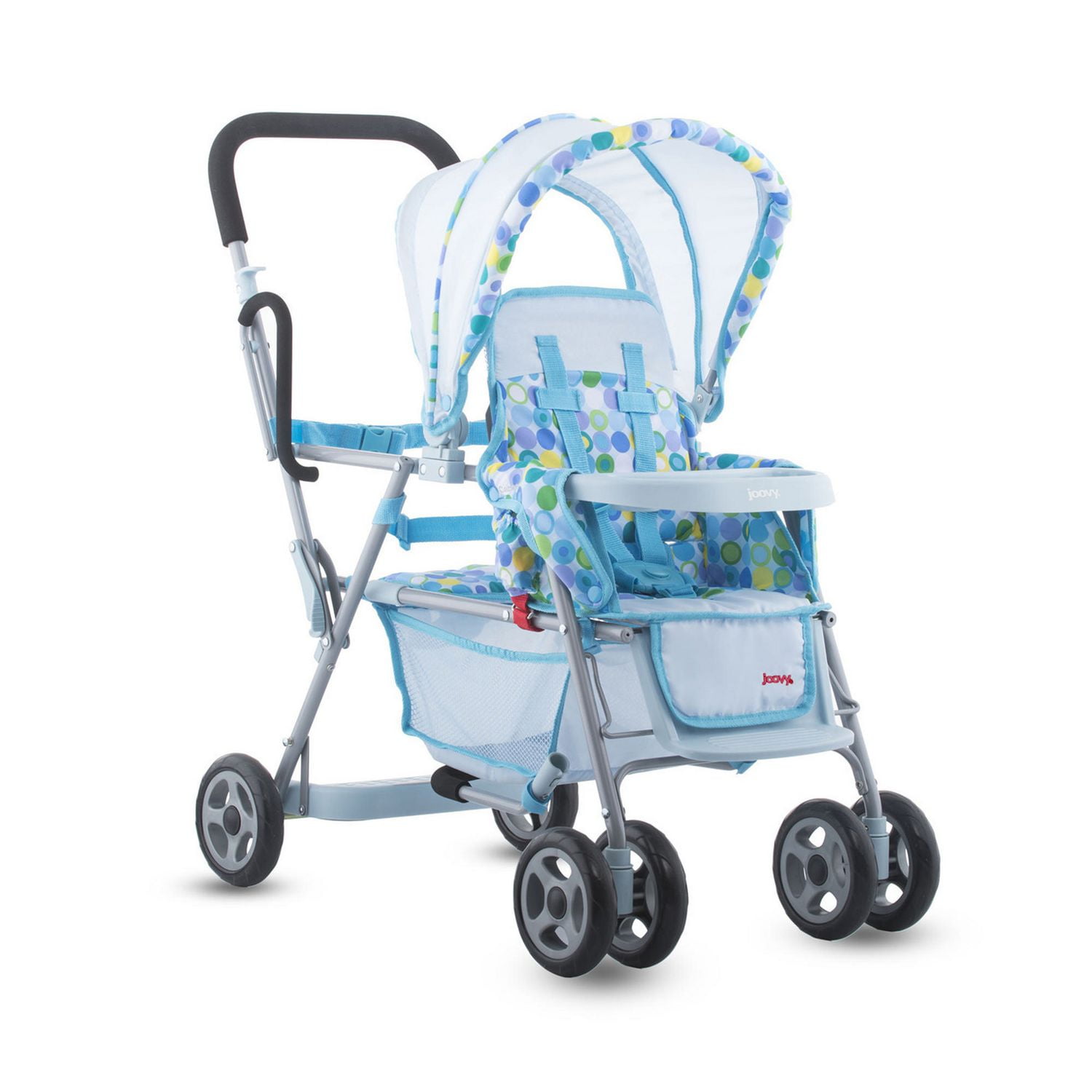 jouet poussette bleue