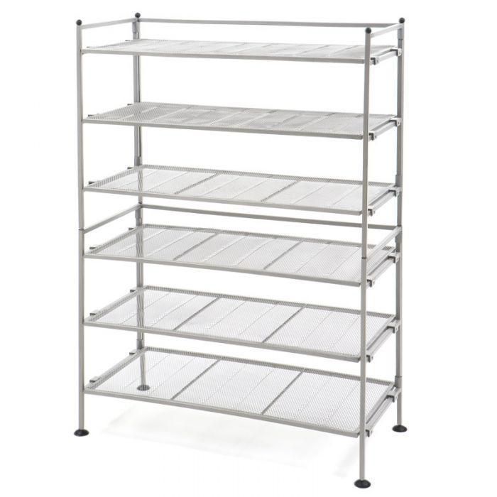 Seville Classics 3 Tier Iron Mesh Utility Shoe Rack 2 Pack Walmart Canada