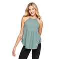 thumbnail image 1 of No Boundaries Women's Babydoll Halter Top, 1 of 6